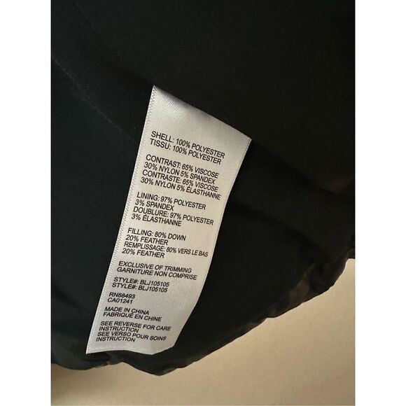 Blanc Noir Women’s Down Motion Panel Camouflage Puffer Jacket Hoodie Size XS - Picture 5 of 7